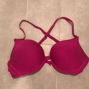 Victoria Secret Fuschia Bra - 34C